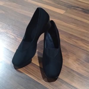 Black Ladies Wedges Faded Glory 7